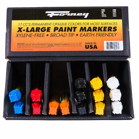Forney X-Large Paint Marker Assortment 70827